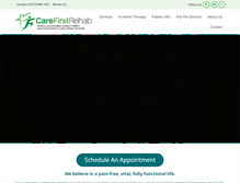 Tablet Screenshot of carefirstpt.com